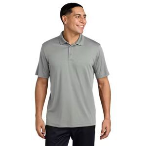 Sport-Tek ST550 Men's Silver PosiCharge Competitor Performance Polo Shirt 2XL